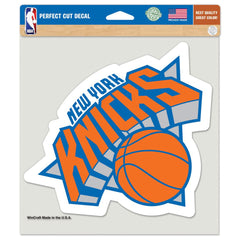 New York Knicks Decal 8x8 Perfect Cut Color - Special Order