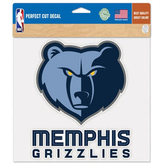 Memphis Grizzlies Decal 8x8 Die Cut Color - Special Order