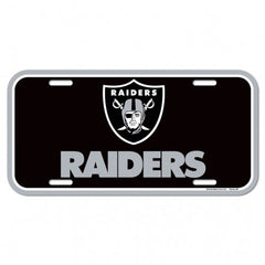 Las Vegas Raiders License Plate Plastic