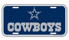 Dallas Cowboys License Plate Plastic