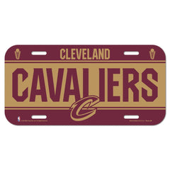 Cleveland Cavaliers License Plate Plastic - Special Order
