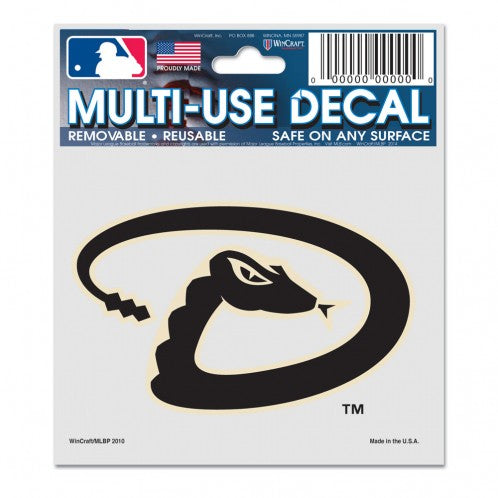 Arizona Diamondbacks Decal 3x4 Multi Use - Special Order
