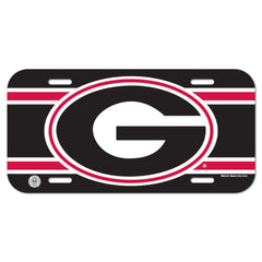 Georgia Bulldogs License Plate Plastic