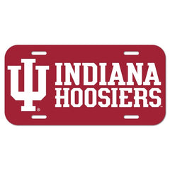 Indiana Hoosiers License Plate Plastic