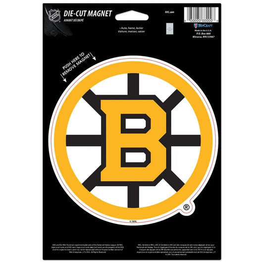 Boston Bruins Magnet 6.25x9 Die Cut Logo Design