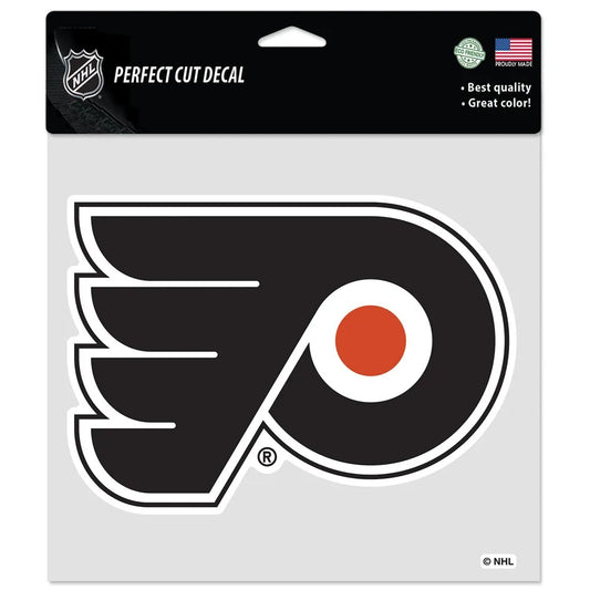 Philadelphia Flyers Decal 8x8 Perfect Cut Color