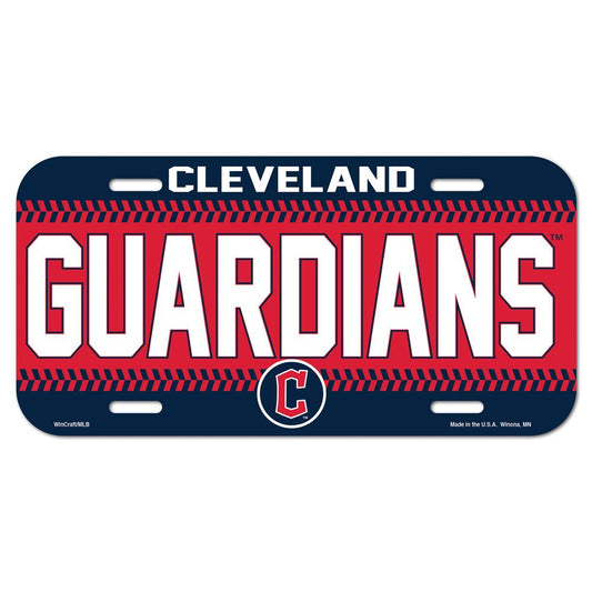 Cleveland Guardians License Plate Plastic - Special Order