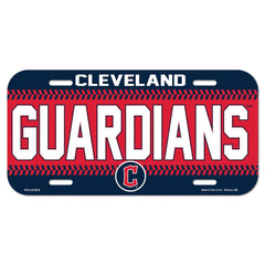 Cleveland Guardians License Plate Plastic - Special Order