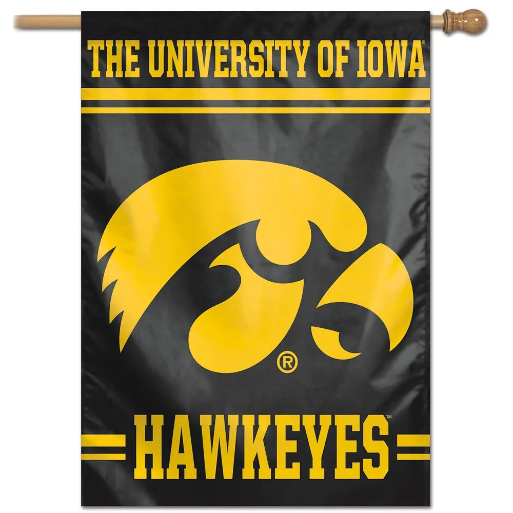 Iowa Hawkeyes Banner 28x40 Vertical - Special Order