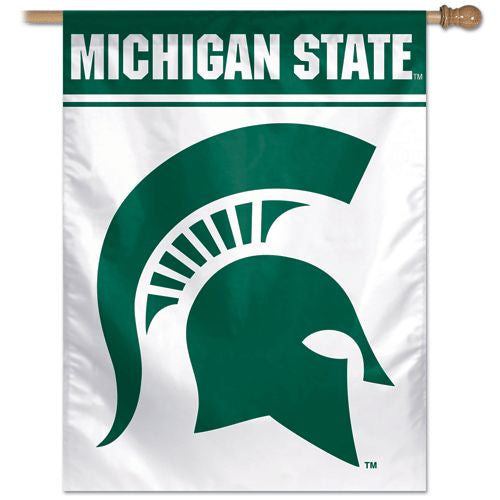 Michigan State Spartans Banner 28x40 Vertical - Special Order