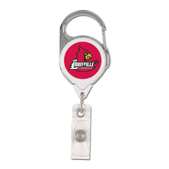 Louisville Cardinals Badge Holder Premium Retractable - Special Order