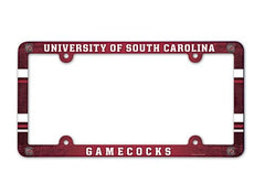 South Carolina Gamecocks License Plate Frame Plastic Full Color Style