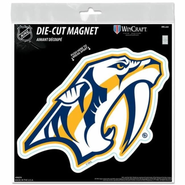 Nashville Predators Magnet 6.25x9 Die Cut - Special Order