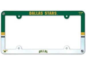 Dallas Stars License Plate Frame Plastic Full Color - Special Order