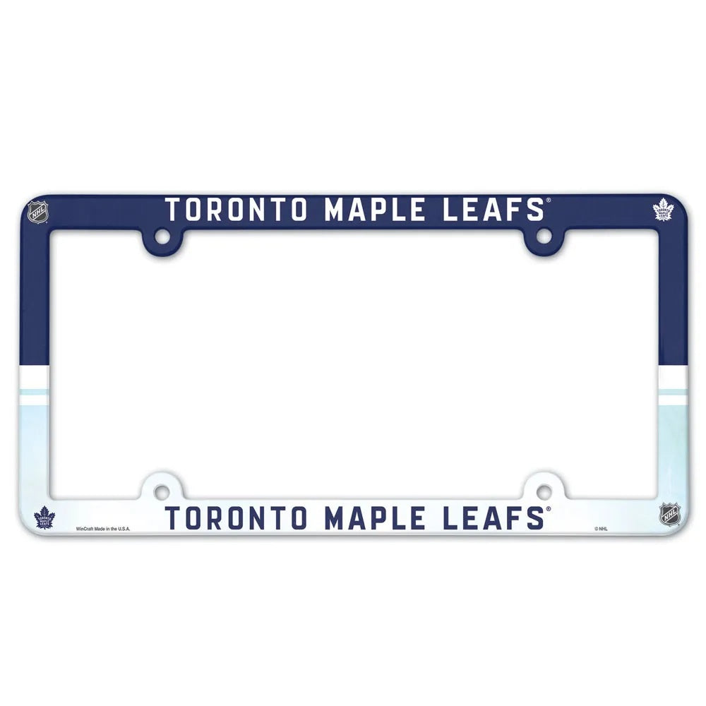 Toronto Maple Leafs License Plate Frame Plastic Full Color Style - Special Order