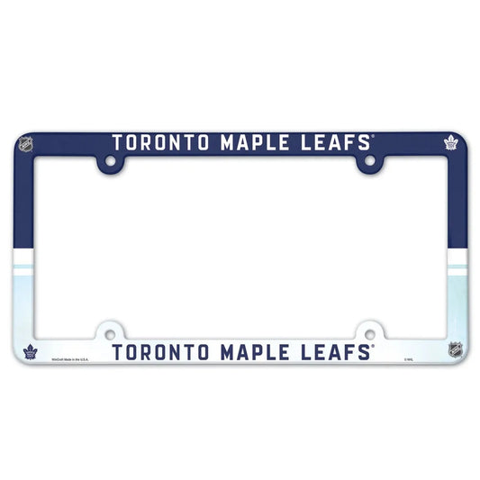Toronto Maple Leafs License Plate Frame Plastic Full Color Style - Special Order