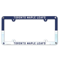 Toronto Maple Leafs License Plate Frame Plastic Full Color Style - Special Order