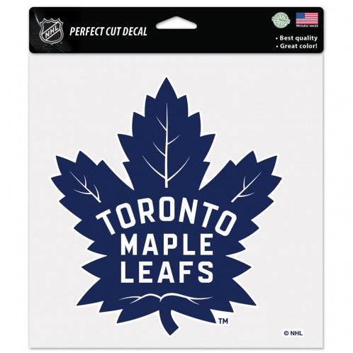 Toronto Maple Leafs Decal 8x8 Perfect Cut Color - Special Order