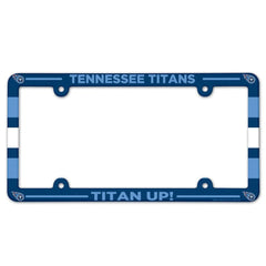 Tennessee Titans License Plate Frame Plastic Full Color Style - Special Order