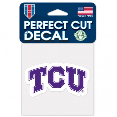 TCU Horned Frogs Decal 4x4 Perfect Cut Color - Special Order