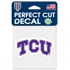 TCU Horned Frogs Decal 4x4 Perfect Cut Color - Special Order