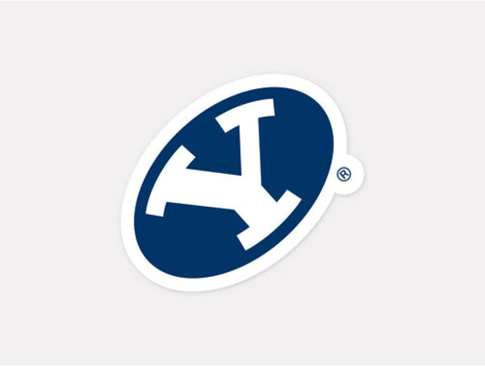 BYU Cougars Decal 4x4 Perfect Cut Color - Special Order