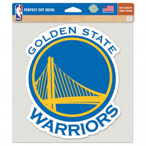Golden State Warriors Decal 8x8 Die Cut Color - Special Order