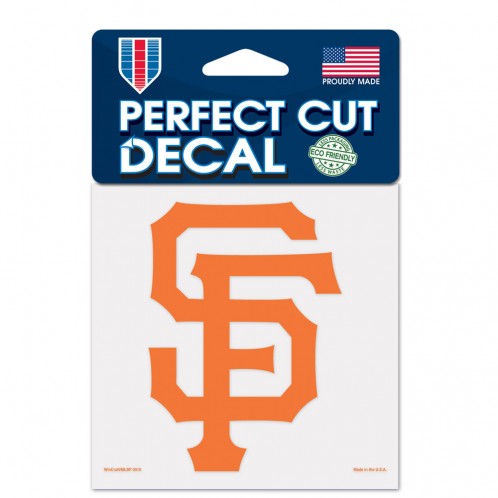San Francisco Giants Decal 4x4 Perfect Cut Color - Special Order