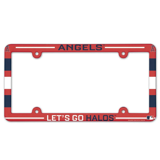 Los Angeles Angels License Plate Frame Plastic Full Color Style - Special Order