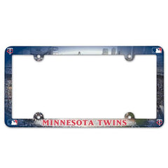 Minnesota Twins License Plate Frame Plastic Full Color - Special Order