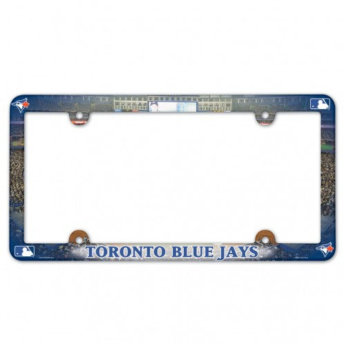 Toronto Blue Jays License Plate Frame Plastic Full Color - Plastic - Special Order