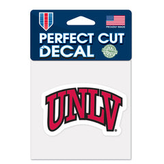UNLV Runnin' Rebels Decal 4x4 Perfect Cut Color - Special Order