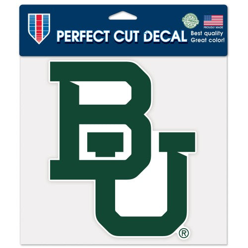 Baylor Bears Decal 8x8 Perfect Cut Color - Special Order
