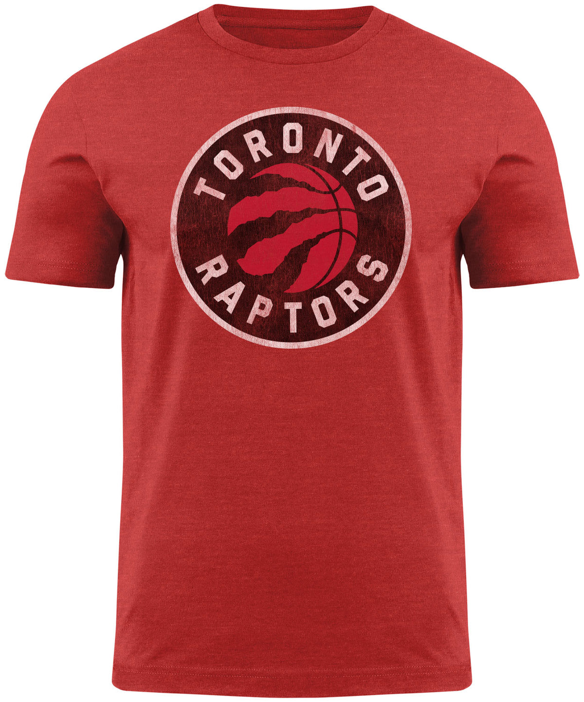 Toronto Raptors NBA Distressed Global Red T-Shirt