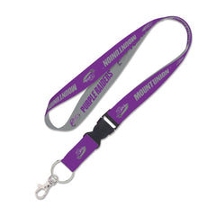 Mount Union Purple Raiders Lanyard with Detachable Buckle - Special Order