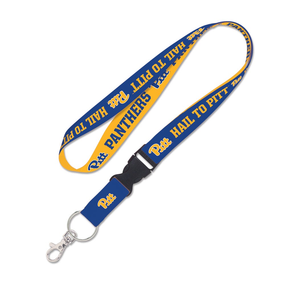 Pittsburgh Panthers Lanyard with Detachable Buckle Two Tone Design - Special Order