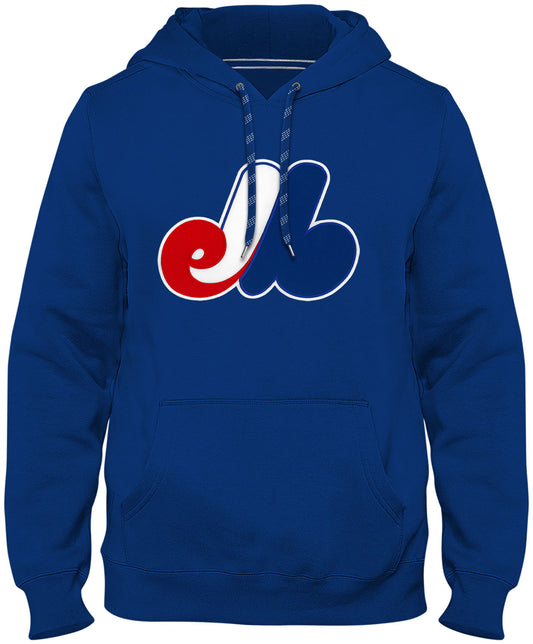 Montreal Expos MLB Cooperstown Royal Blue Hoodie
