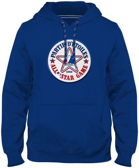 Montreal Expos MLB Cooperstown Royal Blue Hoodie