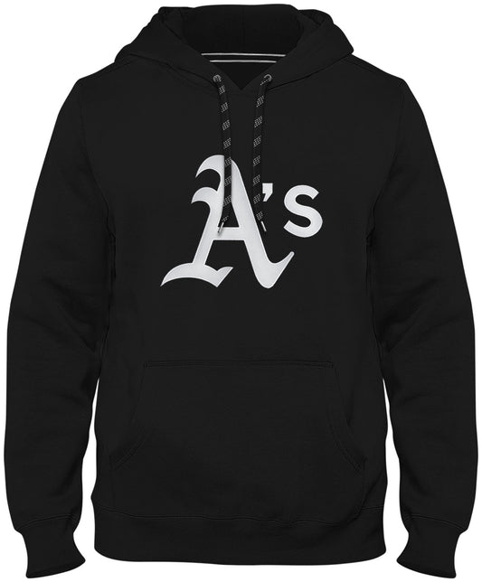 Oakland Athletics MLB Shadow Express Black Hoodie
