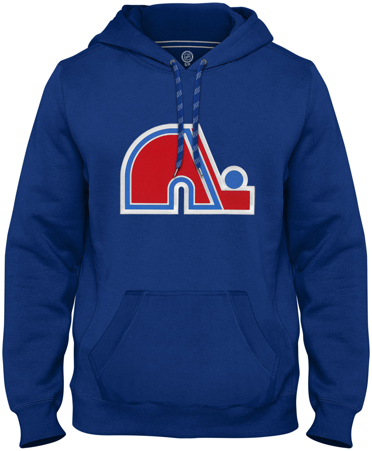 Quebec Nordiques NHL Express Canada Royal Blue Hoodie