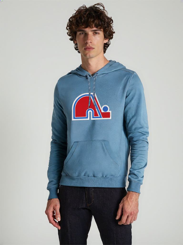 Quebec Nordiques NHL Express Canada Light Blue Hoodie