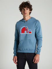 Quebec Nordiques NHL Express Canada Light Blue Hoodie