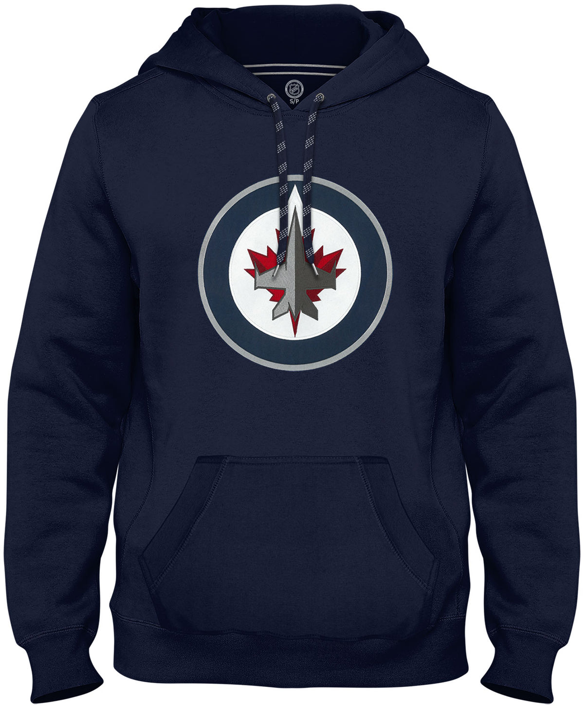 Winnipeg Jets NHL Express Canada Official Logo Navy Hoodie