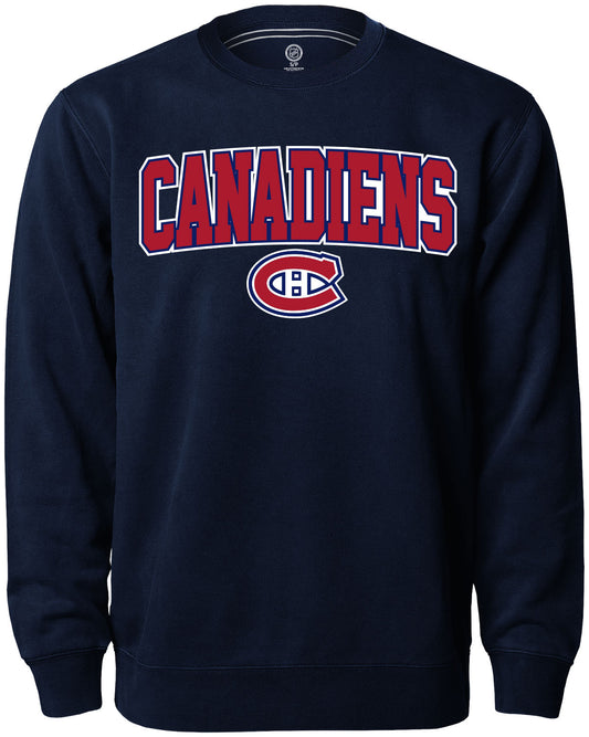 Montreal Canadiens NHL Crew Navy Sweatshirt