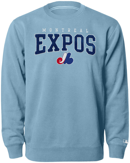 Montreal Expos MLB Match Up Light Blue Sweatshirt