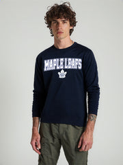 Toronto Maple Leafs NHL Crew Navy Sweatshirt