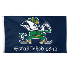Notre Dame Fighting Irish Flag 3x5 Deluxe Style Established 1842 Design - Special Order