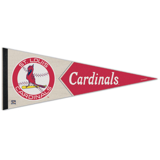 St. Louis Cardinals Pennant 12x30 Premium Style Alternate Design - Special Order