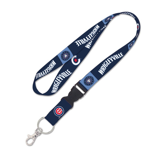Chicago Cubs Lanyard with Detachable Buckle City Connect - Special Order