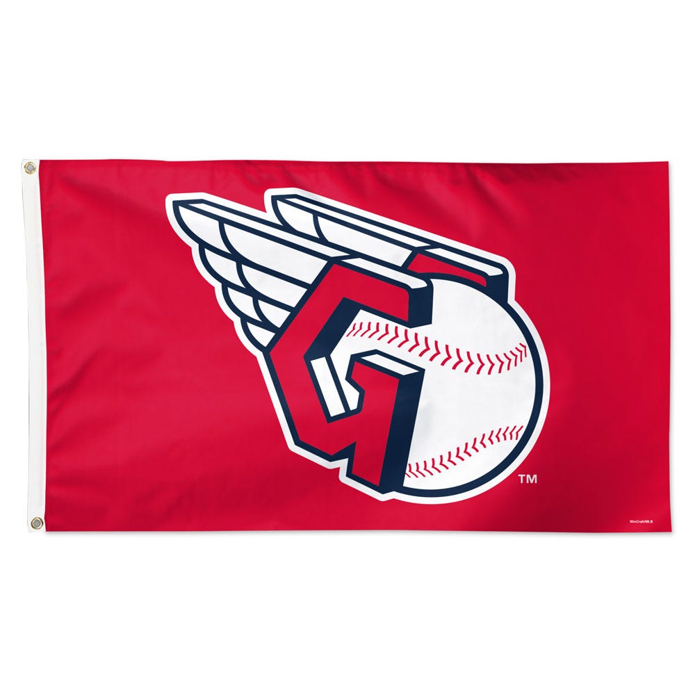 Cleveland Guardians Flag 3x5 Deluxe Style Red - Special Order